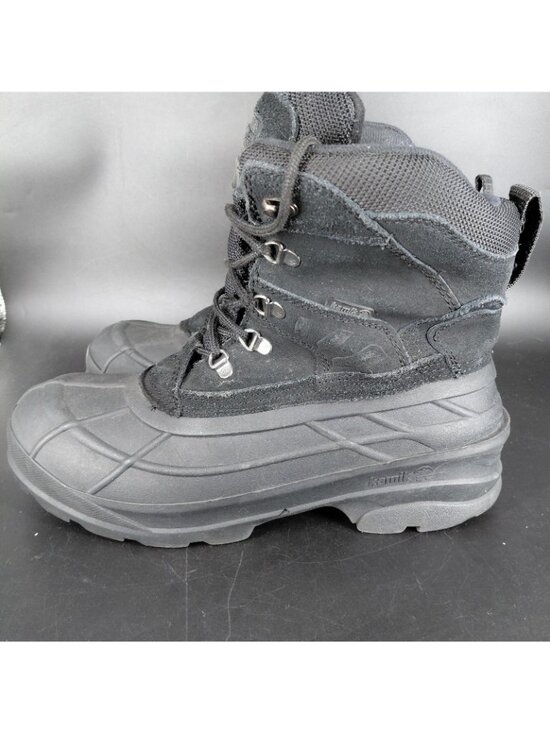 Kamik Boots Mens Size 10 Black Suede Waterproof Insulated Snow Shoes Winter Warm main image 9